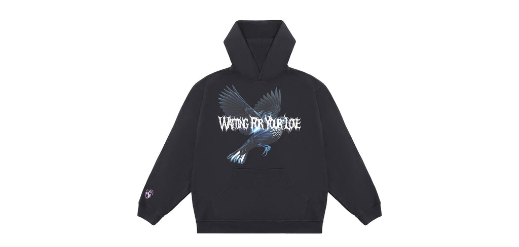 Waiting For Your Love Black Hoodie